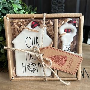 Rae Dunn OUR FIRST HOME + 2021 Christmas Ornament Set